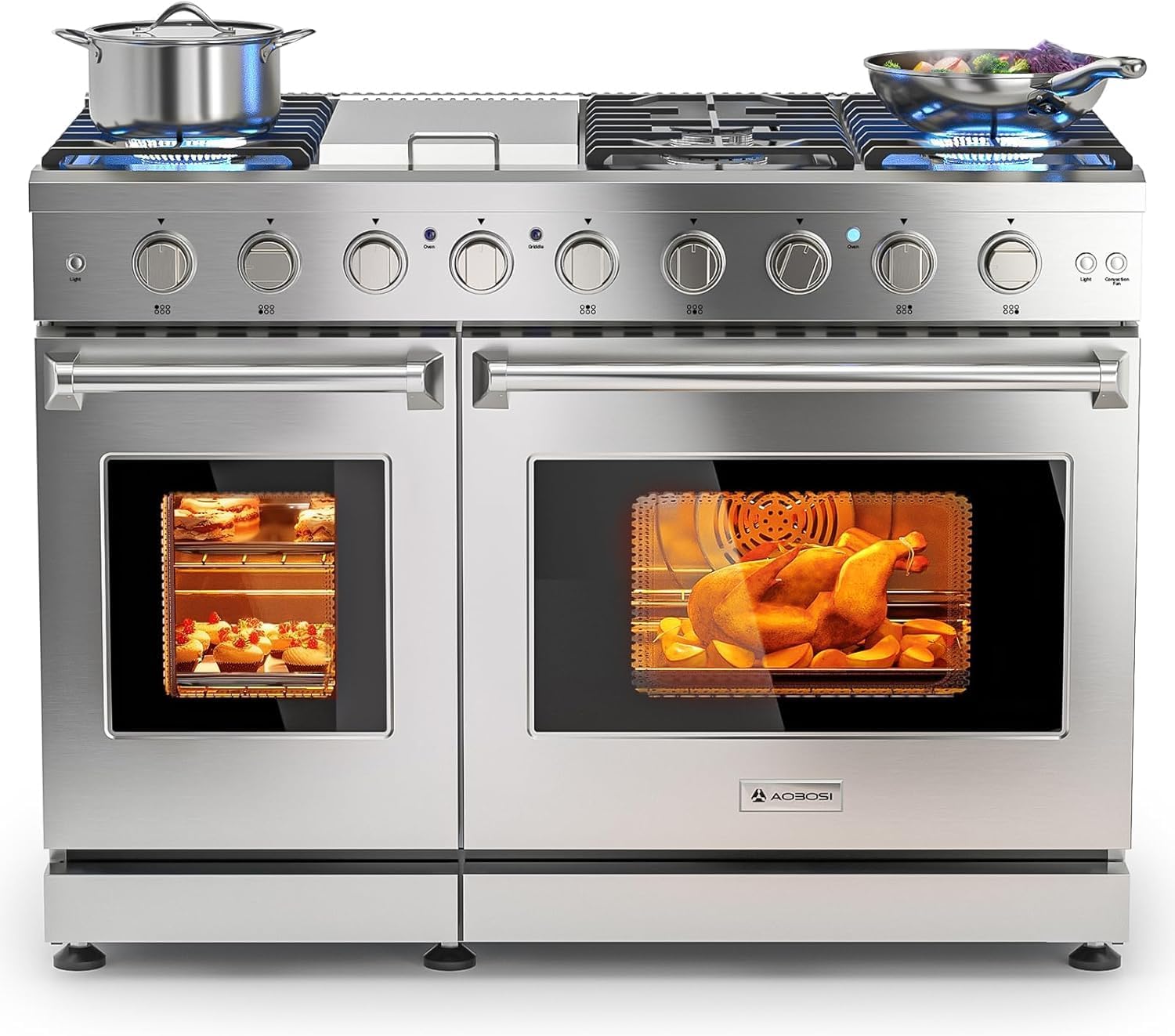 AAOBOSI 48 inch gas range review,AAOBOSI gas range review and rating,is AAOBOSI 48 inch gas range worth buying,AAOBOSI 48 inch gas range review pros cons,AAOBOSI gas range review honest opinion,AAOBOSI 48 inch gas range review verdict - detailed features and technical specifications