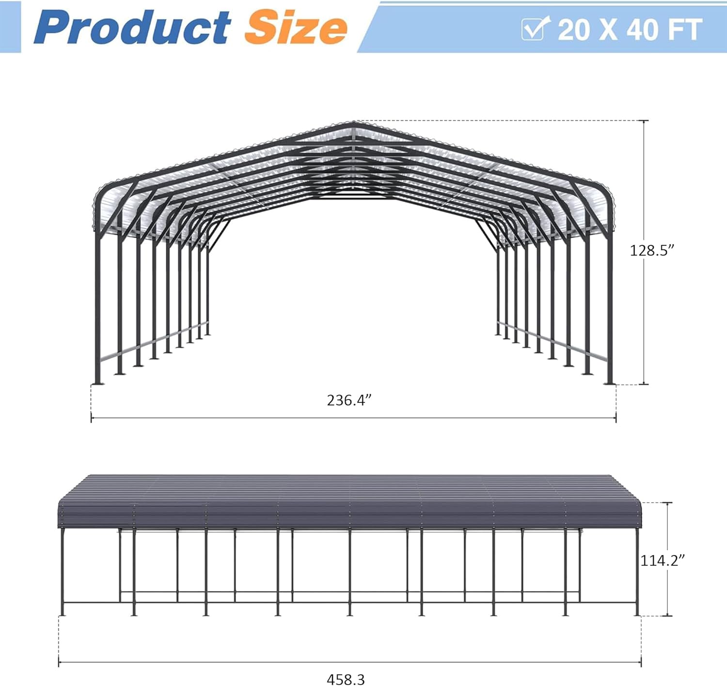 AirWire 20x40 carport review setup and first use experience