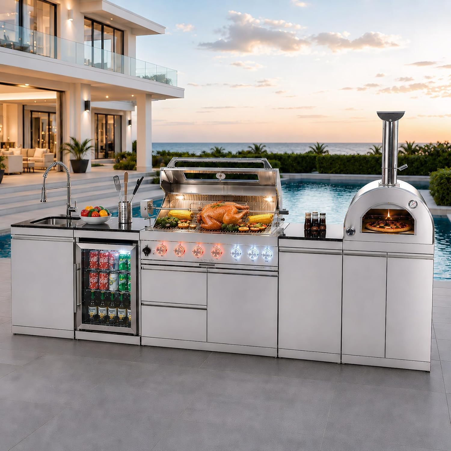 Doredo outdoor kitchen island review,Doredo outdoor kitchen island review and rating,is Doredo outdoor kitchen island worth buying,Doredo outdoor kitchen island review pros cons,Doredo outdoor kitchen island review honest opinion,Doredo outdoor kitchen island review verdict build quality and materials close-up