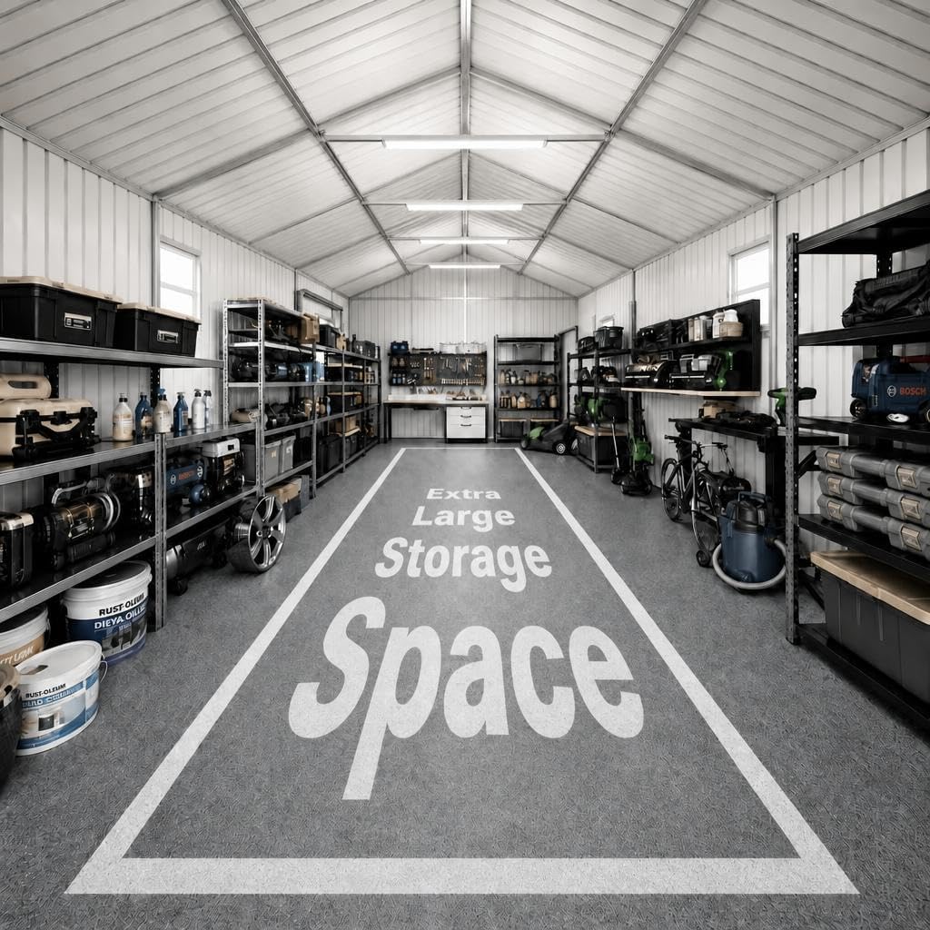 IDEALHOUSE 12x25 metal garage shed review,IDEALHOUSE metal garage shed review and rating,is IDEALHOUSE 12x25 shed worth buying,IDEALHOUSE garage shed review pros cons,12x25 metal garage shed review honest opinion,IDEALHOUSE outdoor storage shed review verdict — features that matter in real use