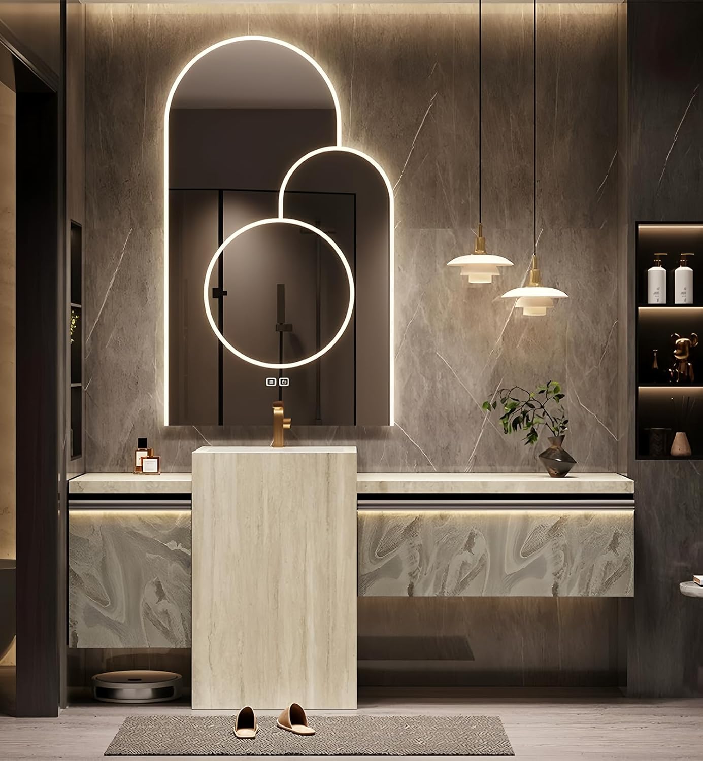 LUTHXAY 52 inch bathroom vanity review - detailed features and technical specifications
