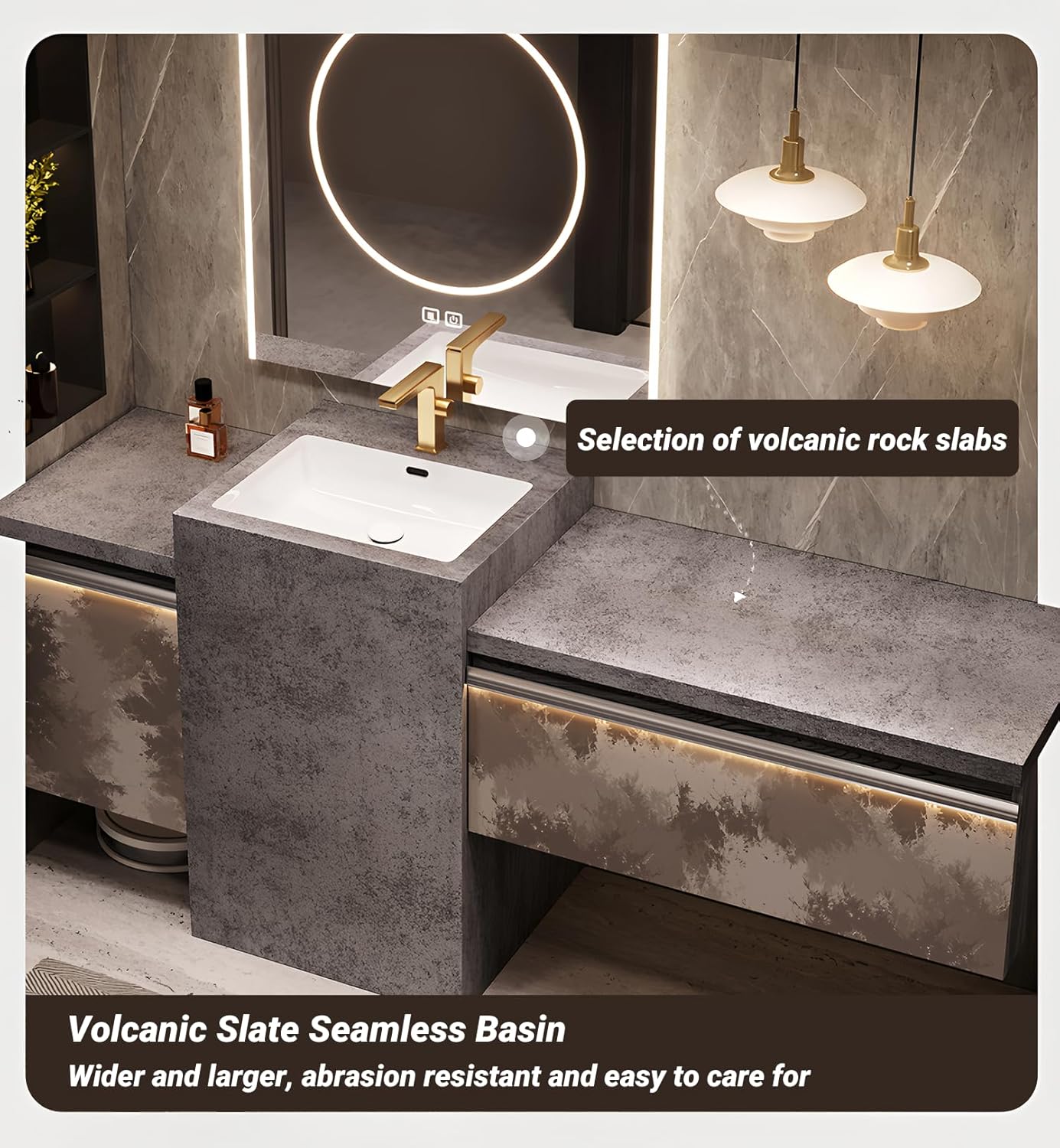 Step-by-step guide for LUTHXAY 52 inch bathroom vanity review - complete tutorial