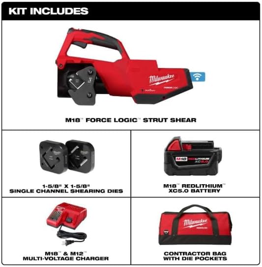 Milwaukee M18 Force Logic Strut Shear performance testing over multiple weeks