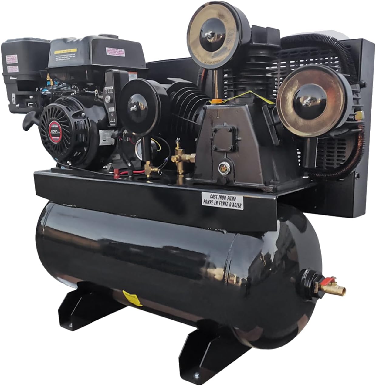MutsMover 13HP air compressor review and rating — full package contents