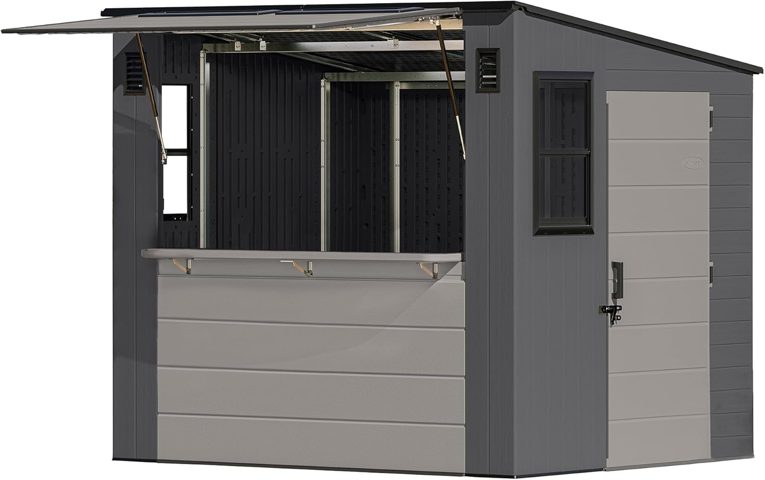 Suncast Cabana Storage Shed review,Suncast Cabana Entertainment Shed review and rating,is Suncast Cabana Shed worth buying,Suncast Cabana Storage Shed review pros cons,Suncast Cabana Shed review honest opinion,Suncast Cabana Entertainment Storage Shed review verdict — full box contents and build quality