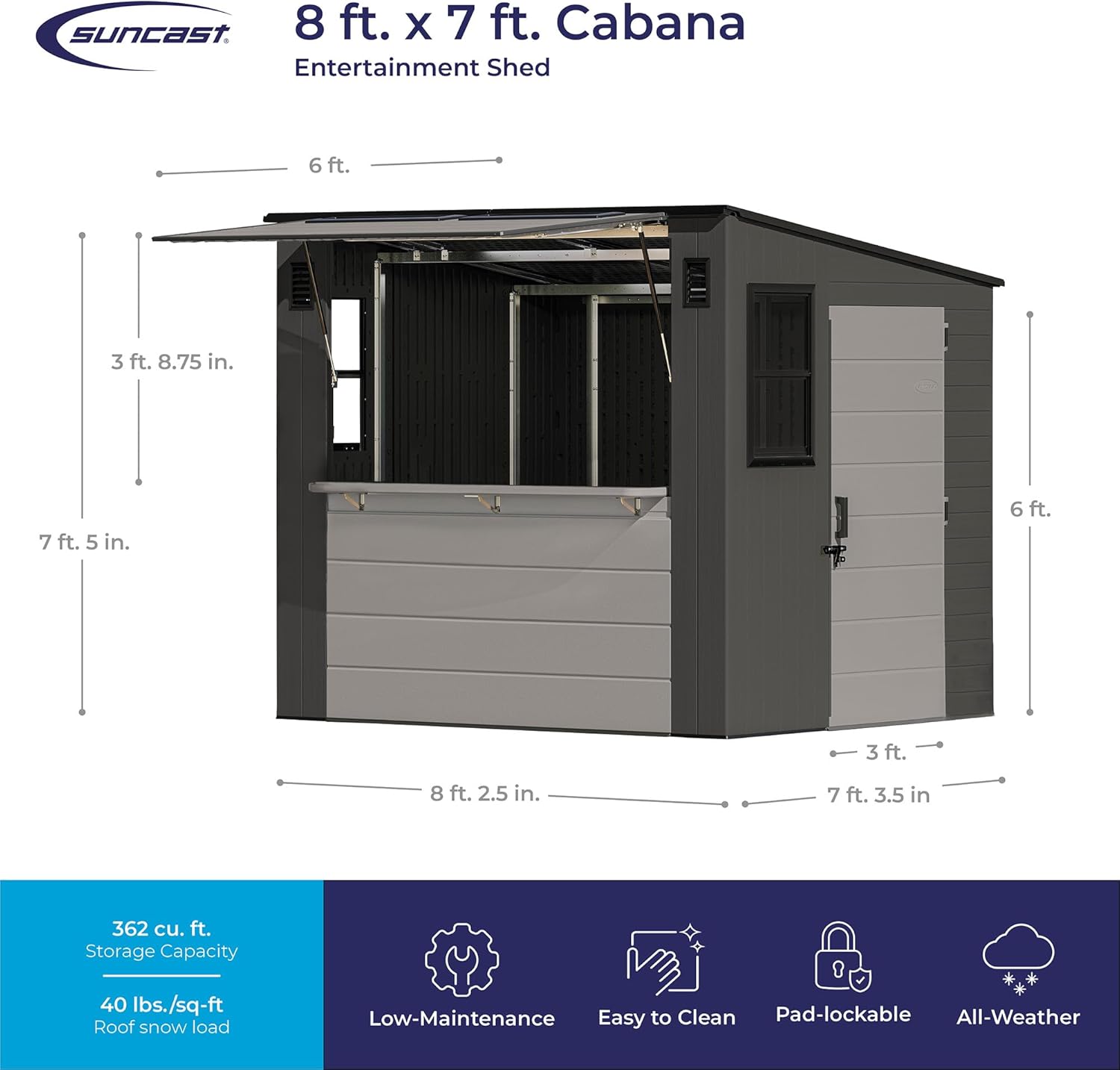 Suncast Cabana Storage Shed review,Suncast Cabana Entertainment Shed review and rating,is Suncast Cabana Shed worth buying,Suncast Cabana Storage Shed review pros cons,Suncast Cabana Shed review honest opinion,Suncast Cabana Entertainment Storage Shed review verdict — features that matter in real use