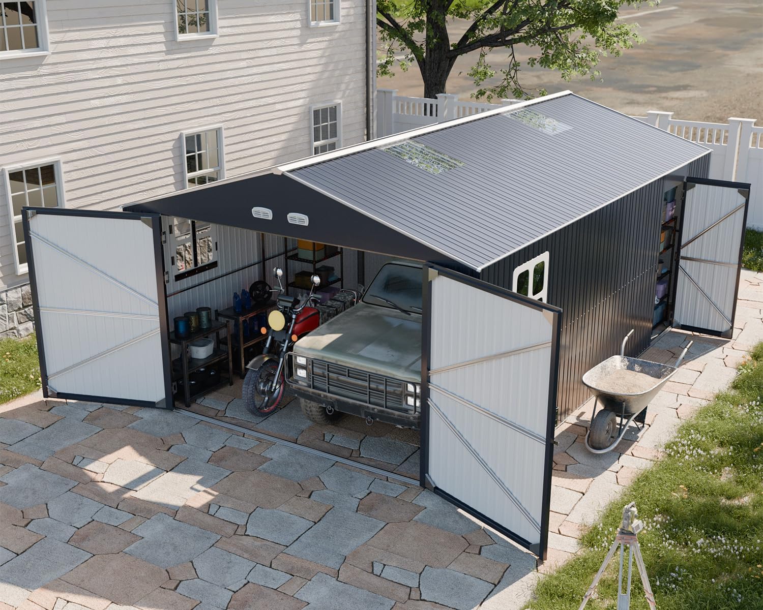 WACASA 13x20 metal shed review,WACASA metal shed review and rating,is WACASA 13x20 shed worth buying,WACASA shed review pros cons,WACASA shed review honest opinion,WACASA 13x20 metal garage review verdict unboxing — what comes in the box