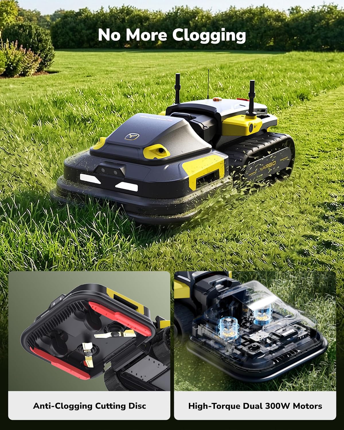 YARBO robot lawn mower review feature breakdown and specification detail