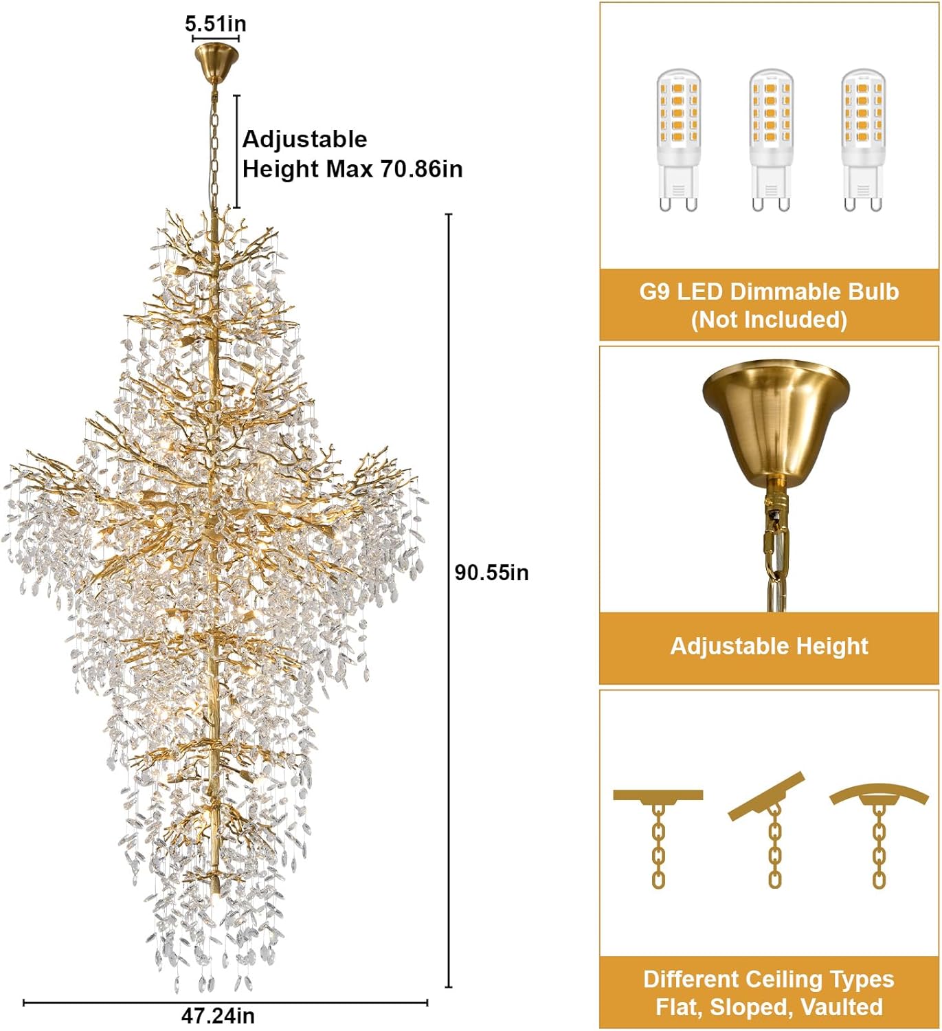 YIOSI 90 gold chandelier review,YIOSI chandelier review and rating,is YIOSI chandelier worth buying,YIOSI chandelier review pros cons,YIOSI chandelier review honest opinion,YIOSI crystal chandelier review verdict performance test results