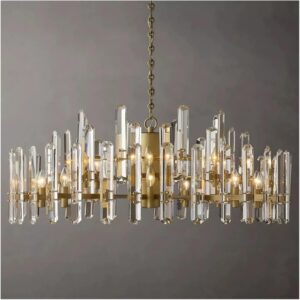 Image 1 of gold black crystal chandelier review