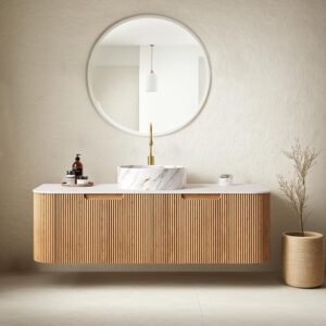 Image 1 of AmbroVania 48 inch bathroom vanity review