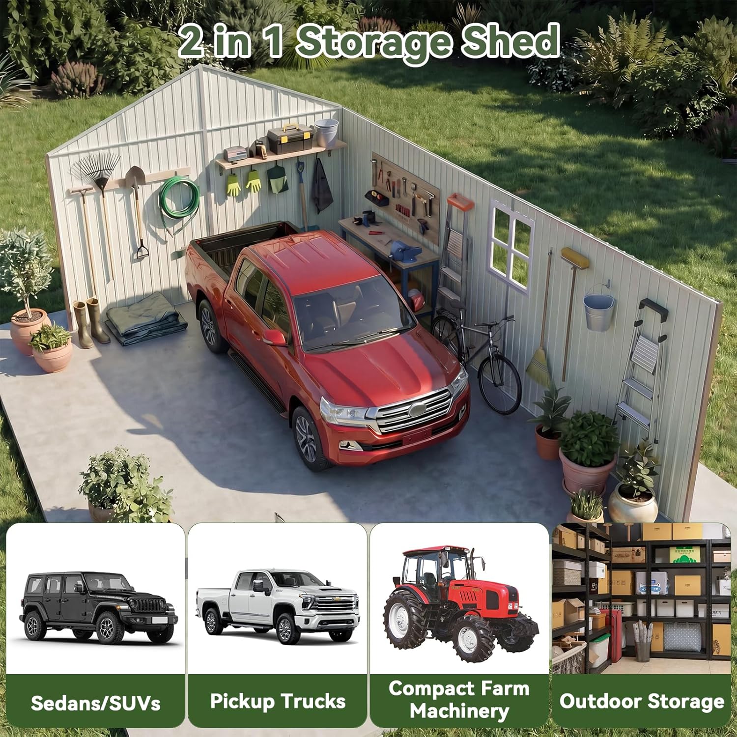 Aoxun 12x20x9.3 metal storage shed review,Aoxun 12x20x9.3 storage shed pros cons,Aoxun metal shed review and rating,is Aoxun 12x20x9.3 worth buying,Aoxun 12x20x9.3 review honest opinion,Aoxun 12x20x9.3 shed review verdict feature breakdown and specification detail