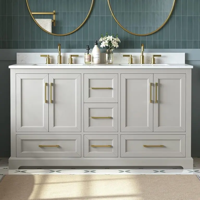 DELUXE LIVING 60 Inch Bathroom Vanity Review: Honest Pros & Cons 35 Image 1 of DELUXE LIVING 60 inch bathroom vanity review