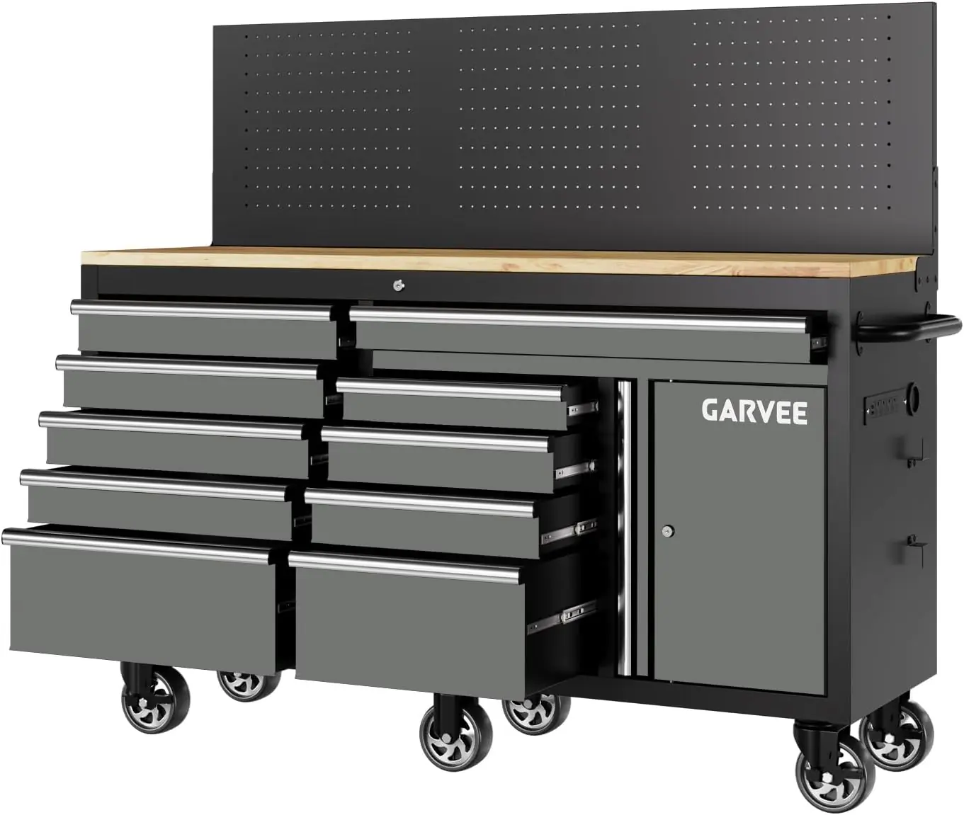 Garvee 60 in rolling tool chest review - detailed features and technical specifications
