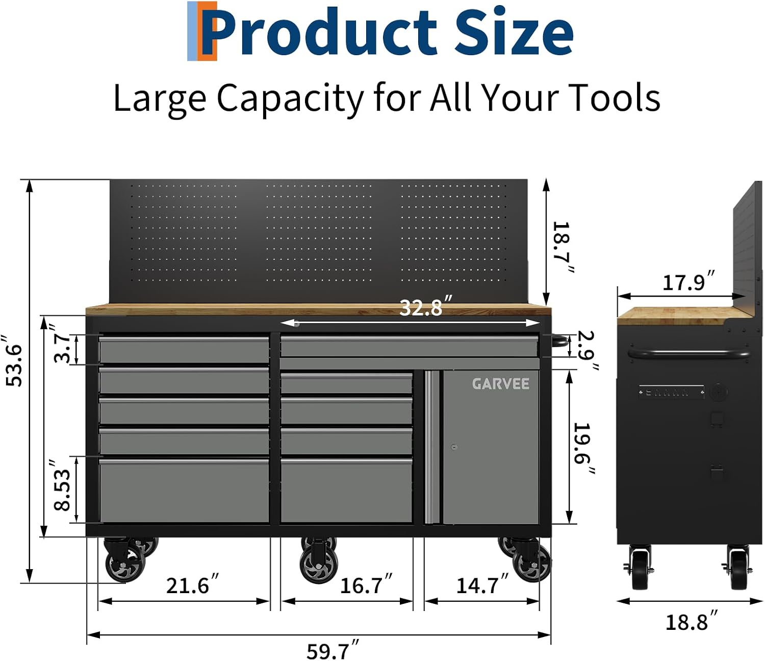 Step-by-step guide for Garvee 60 in rolling tool chest review - complete tutorial