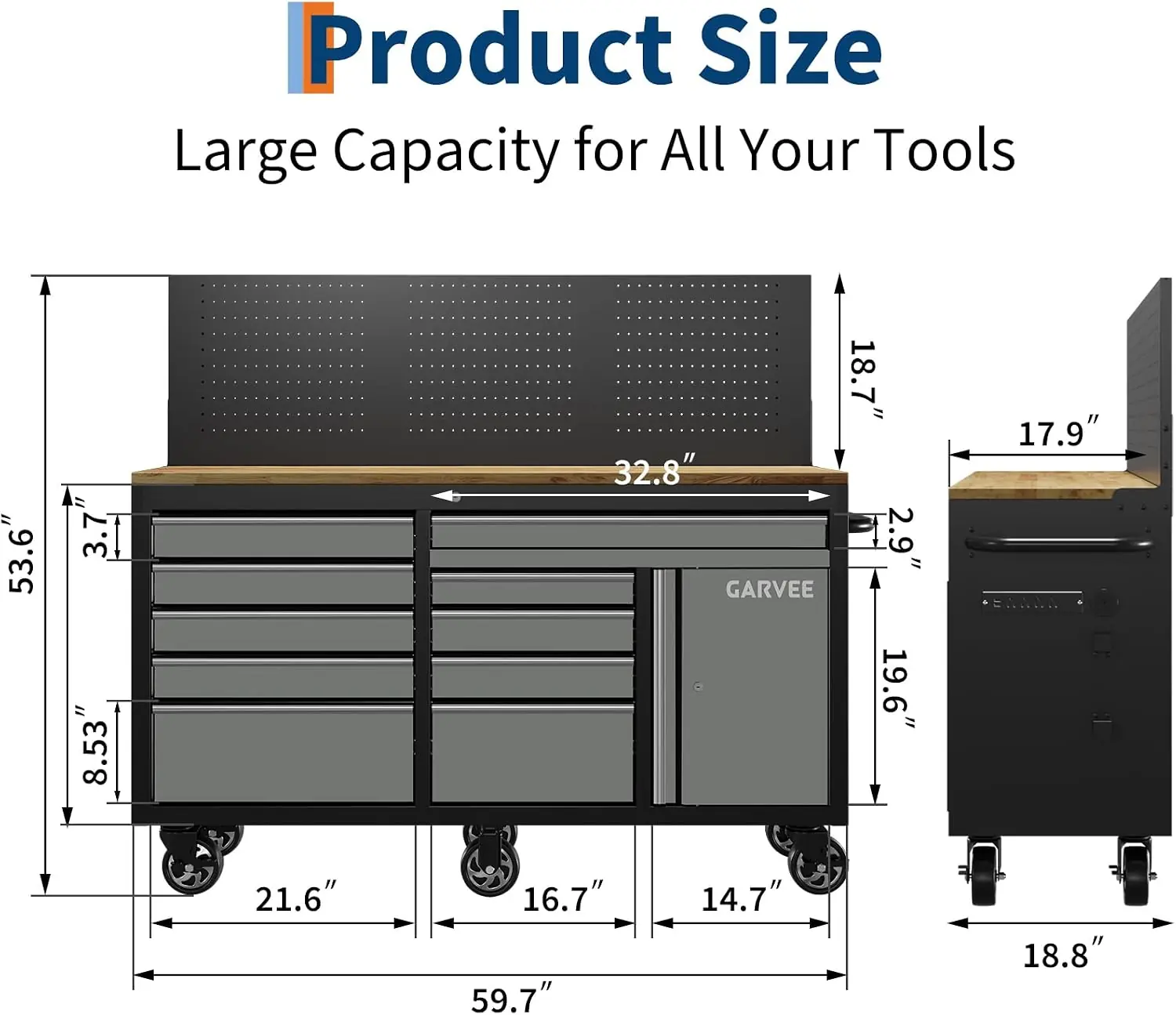 Step-by-step guide for Garvee 60 in rolling tool chest review - complete tutorial