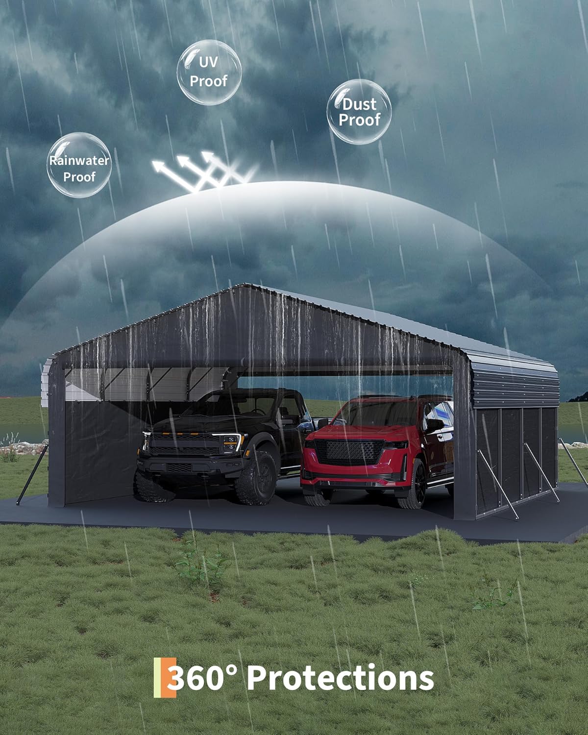 Garvee Metal Carport Review: Durable Shelter Worth Buying? 3 Garvee carport review after extended use — long-term performance