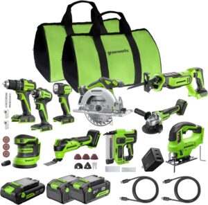 Image 1 of Greenworks 24V brushless tool combo review