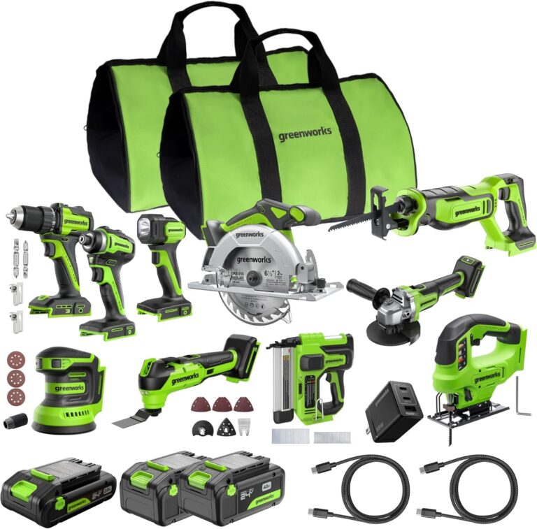 Image 1 of Greenworks 24V brushless tool combo review