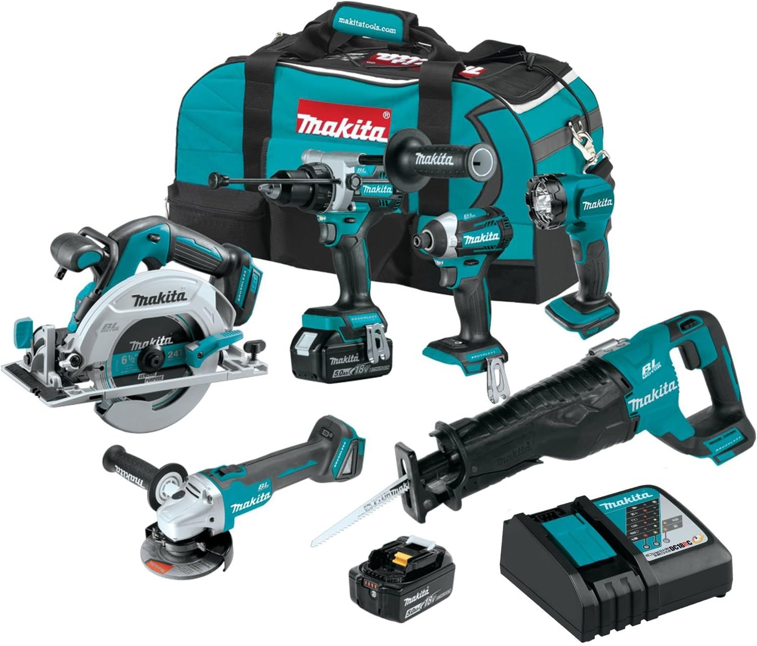 Makita XT616T review unboxing — what comes in the box