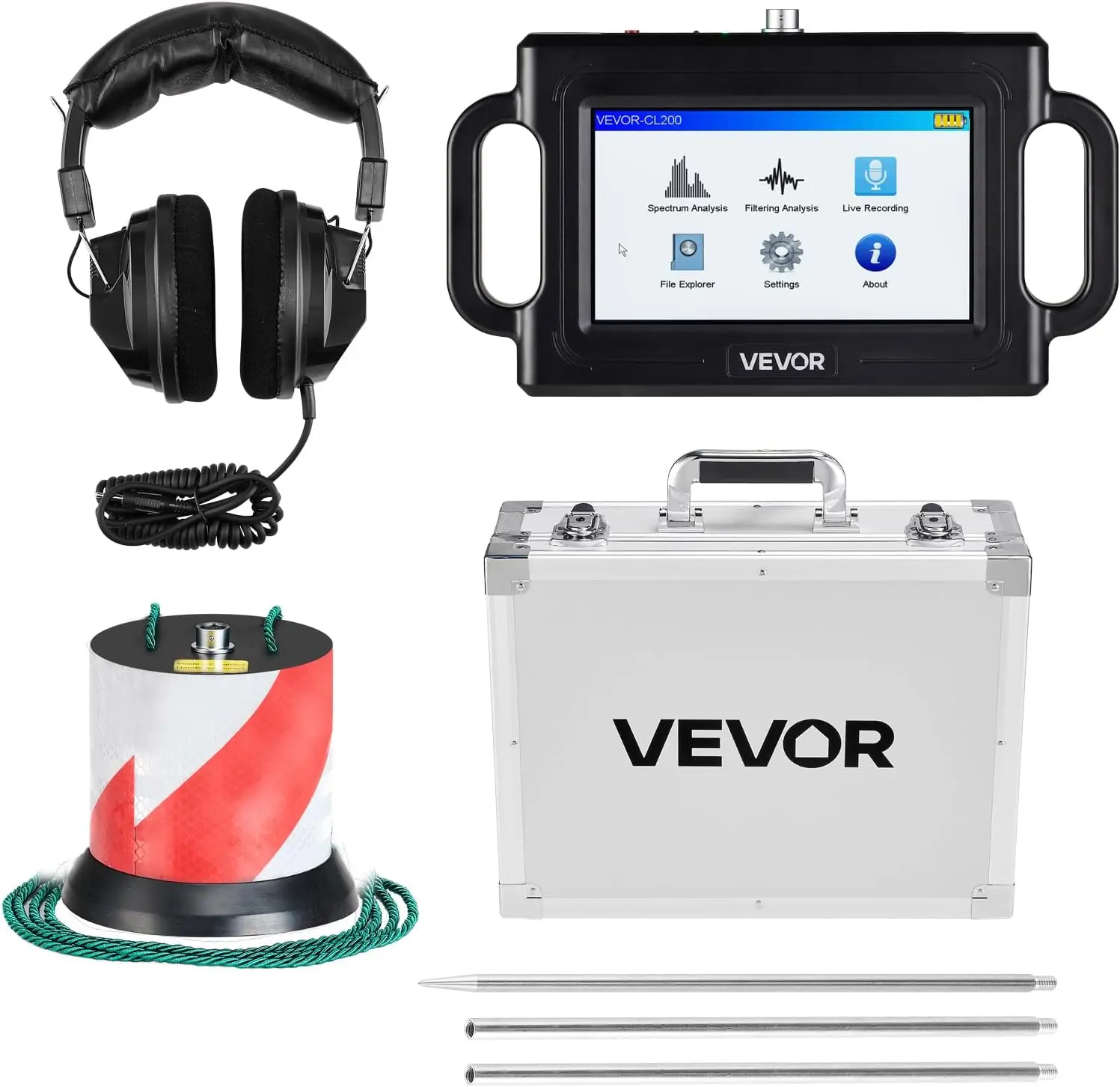 VEVOR pipe water leak detector review,VEVOR pipe water leak detector review and rating,is VEVOR pipe water leak detector worth buying,VEVOR pipe water leak detector review pros cons,VEVOR pipe water leak detector review honest opinion,VEVOR pipe water leak detector review verdict full unboxing showing every item included