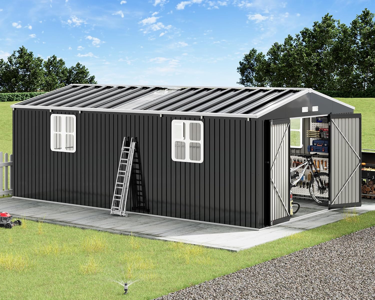 VanAcc 12x20x7.2 FT Outdoor Storage Shed review,VanAcc storage shed review and rating,VanAcc metal shed review pros cons,VanAcc outdoor shed review honest opinion,VanAcc shed review verdict,is VanAcc shed worth buying unboxing — first impressions and package contents