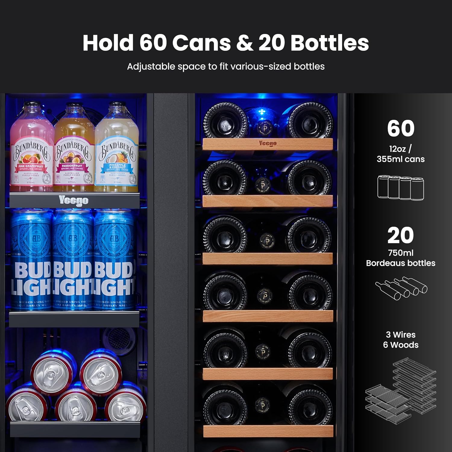 Yeego 24 inch wine cooler review,Yeego beverage cooler review and rating,is Yeego 24 inch wine cooler worth buying,Yeego wine cooler review pros cons,Yeego 24 inch cooler review honest opinion,Yeego wine and beverage cooler review verdict performance testing over multiple weeks