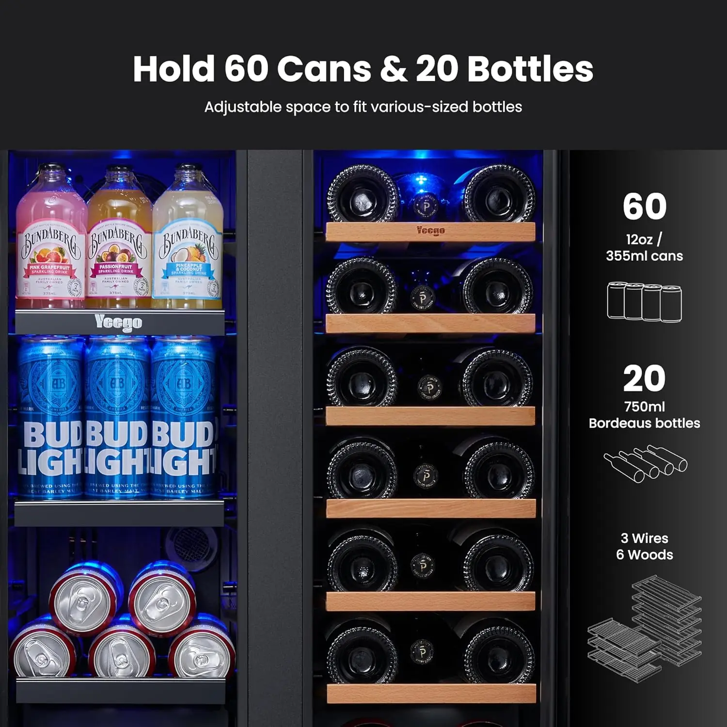 Yeego 24 inch wine cooler review,Yeego beverage cooler review and rating,is Yeego 24 inch wine cooler worth buying,Yeego wine cooler review pros cons,Yeego 24 inch cooler review honest opinion,Yeego wine and beverage cooler review verdict performance testing over multiple weeks