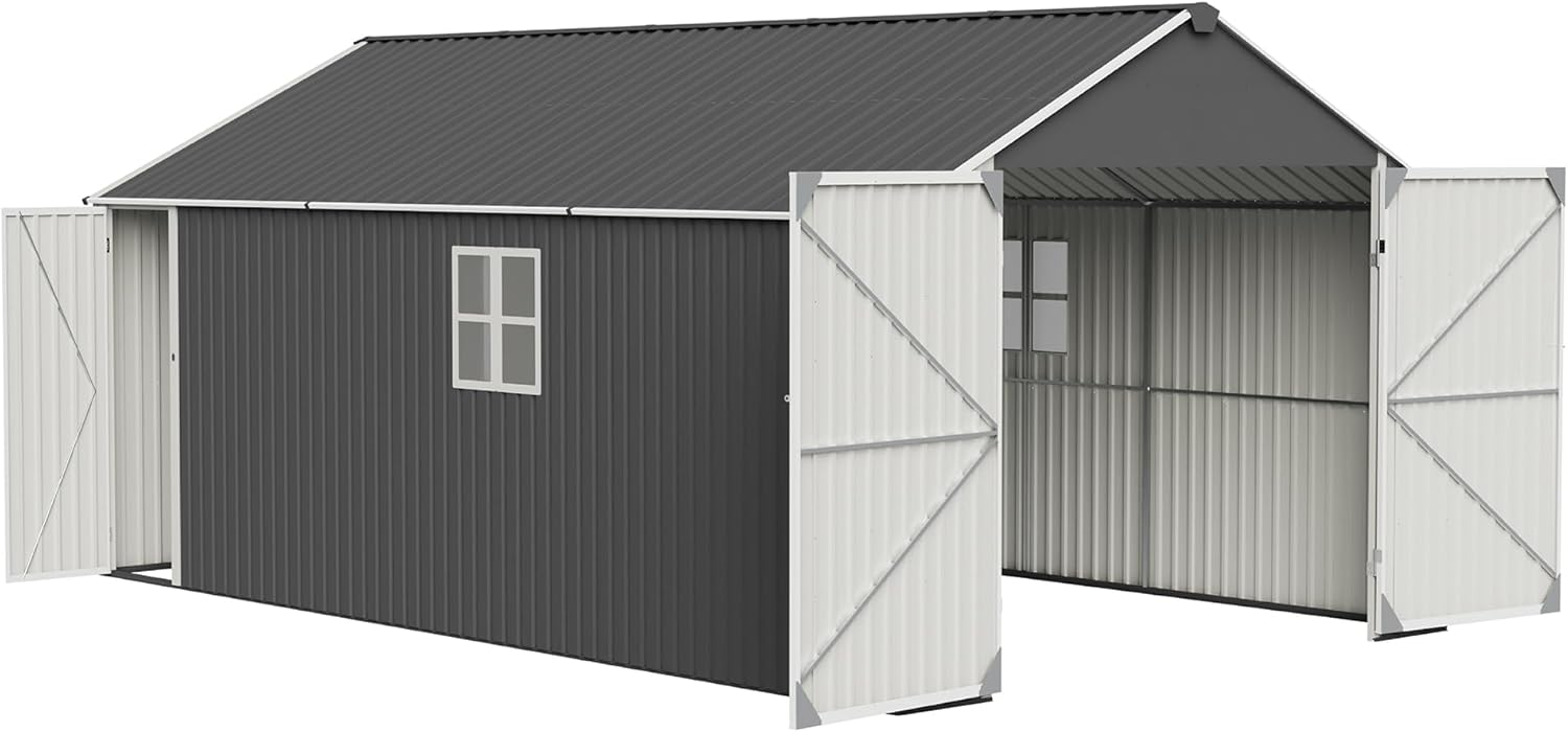 ZMAD 12x20x9.3 FT Shed Review: Honest Pros & Cons 1 ZMAD 12x20x9.3 FT shed review,ZMAD metal shed review and rating,is ZMAD shed worth buying,ZMAD heavy duty shed review pros cons,ZMAD outdoor storage building review honest opinion,ZMAD 12x20 shed review verdict build quality and materials close-up