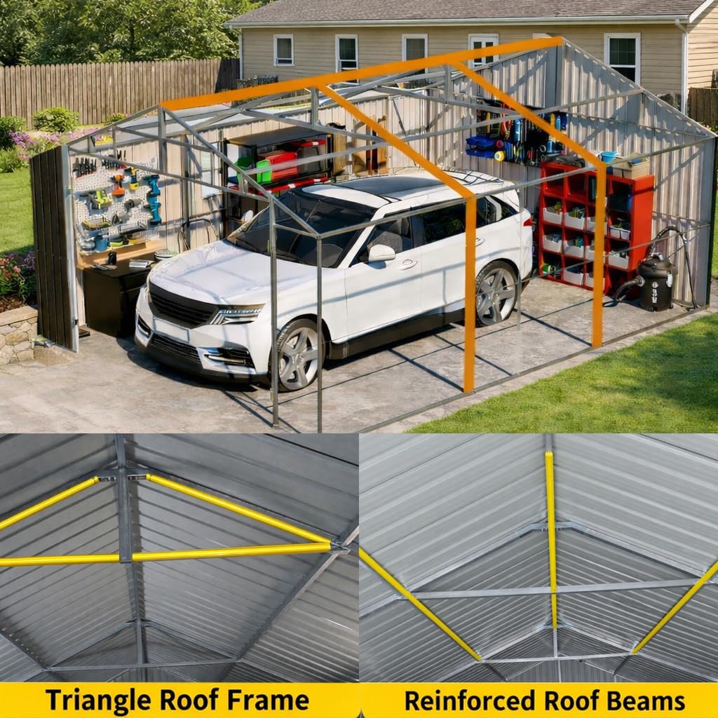 ZMAD 12x20x9.3 FT Shed Review: Honest Pros & Cons 3 ZMAD 12x20x9.3 FT shed review,ZMAD metal shed review and rating,is ZMAD shed worth buying,ZMAD heavy duty shed review pros cons,ZMAD outdoor storage building review honest opinion,ZMAD 12x20 shed review verdict features in daily use