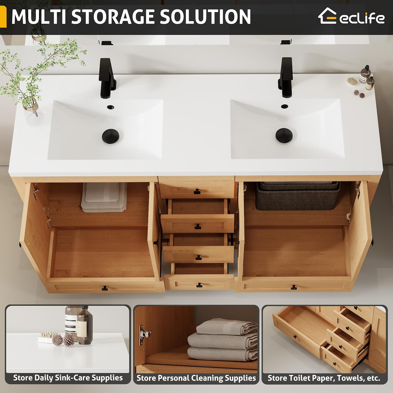 eclife 60 bathroom vanity review compared to top alternatives