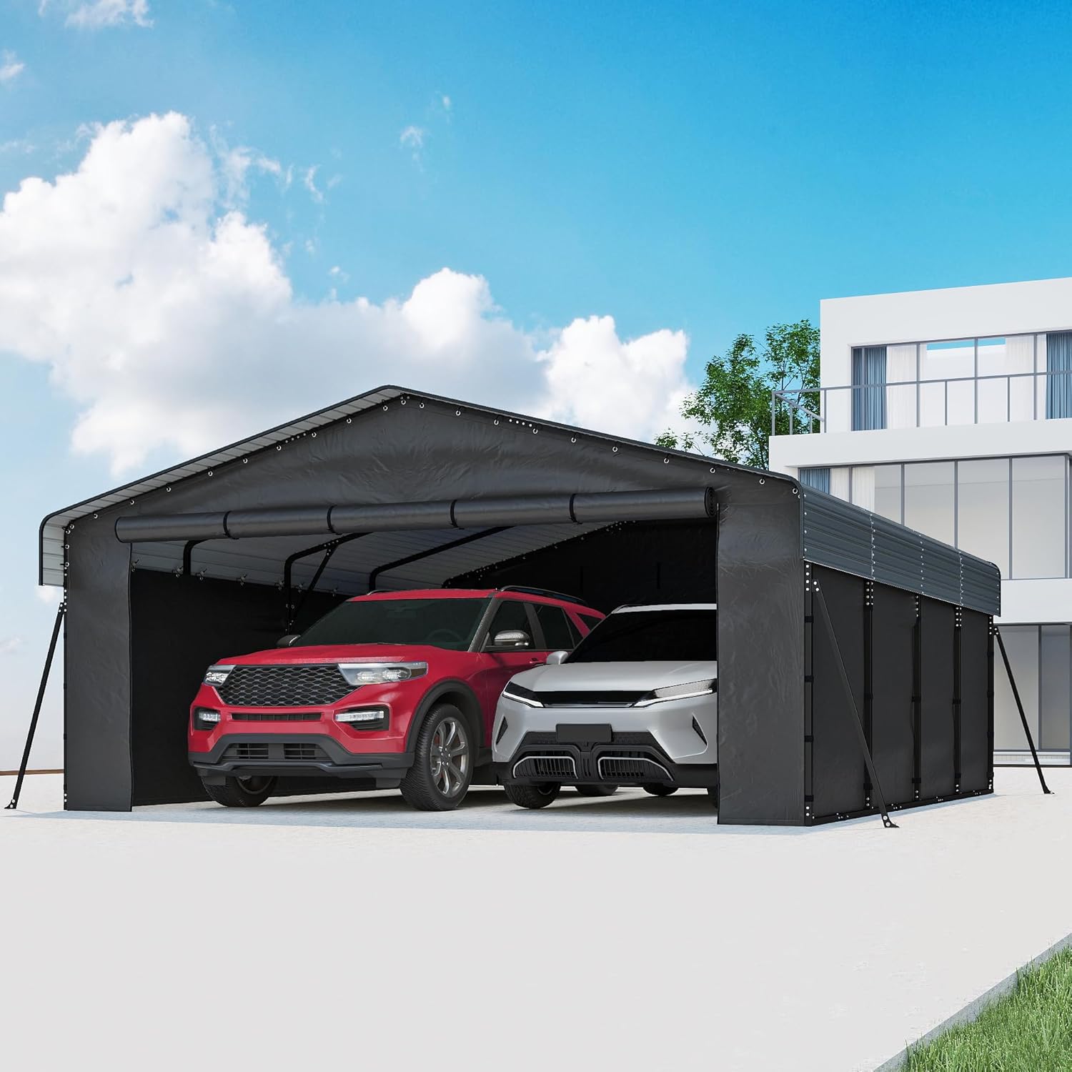 real relax heavy duty metal carport review,20x20 heavy duty metal carport review and rating,is the real relax carport worth buying,real relax carport review pros cons,real relax carport review honest opinion,real relax metal carport review verdict unboxing – package contents and first impressions