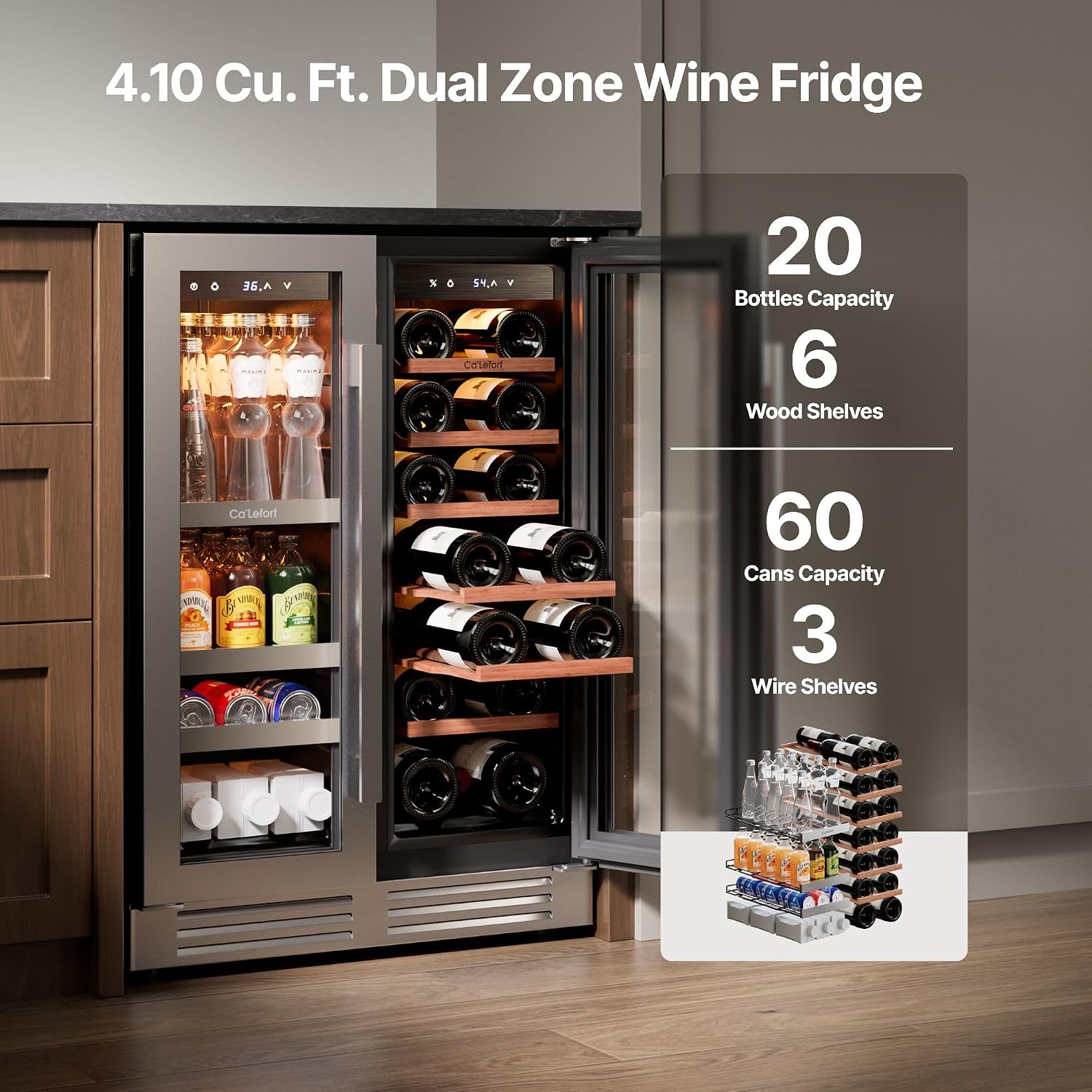 Ca'Lefort 24 Inch wine refrigerator review,Ca'Lefort wine refrigerator review and rating,is Ca'Lefort wine cooler worth buying,Ca'Lefort dual zone wine cooler review pros cons,Ca'Lefort wine fridge review honest opinion,Ca'Lefort 24 inch beverage cooler review verdict key features examined up close