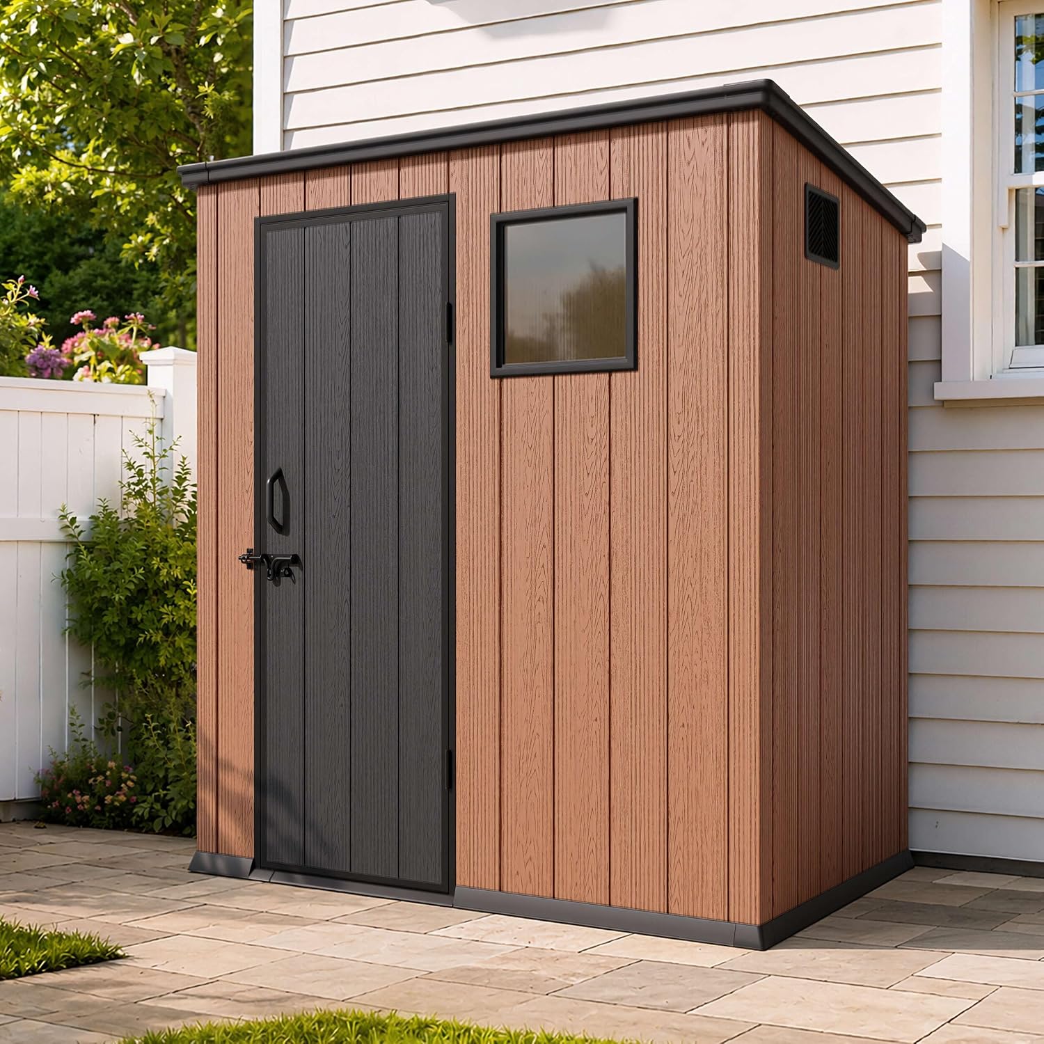 Crestlive Products storage shed review — full unboxing showing every item included