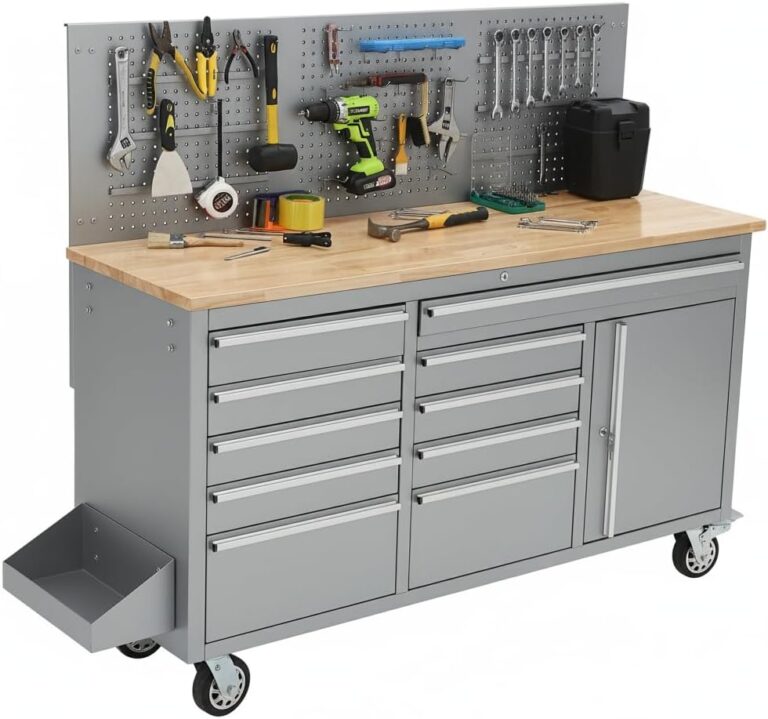 IDEALHOUSE 61 Inch Rolling Tool Chest Review: Pros & Cons 6 Image 1 of IDEALHOUSE 61 inch rolling tool chest review