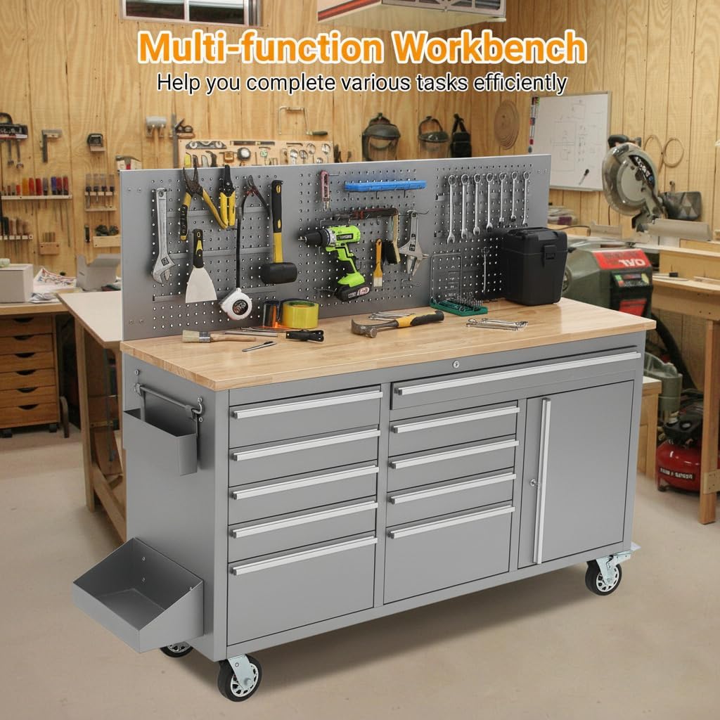 IDEALHOUSE 61 inch rolling tool chest review,IDEALHOUSE tool chest review and rating,is IDEALHOUSE rolling cabinet worth buying,IDEALHOUSE 10 drawer workbench review pros cons,IDEALHOUSE rolling tool chest review honest opinion,IDEALHOUSE mobile workstation review verdict features in daily use