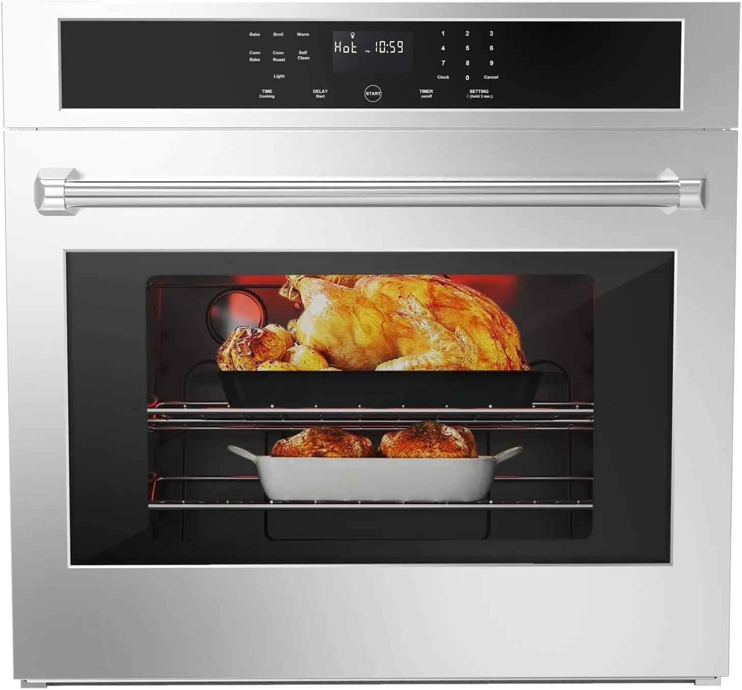 MERXENG 30 Inch Wall Oven Review: Honest Pros & Cons 1 MERXENG 30 inch wall oven review — full unboxing showing every item included