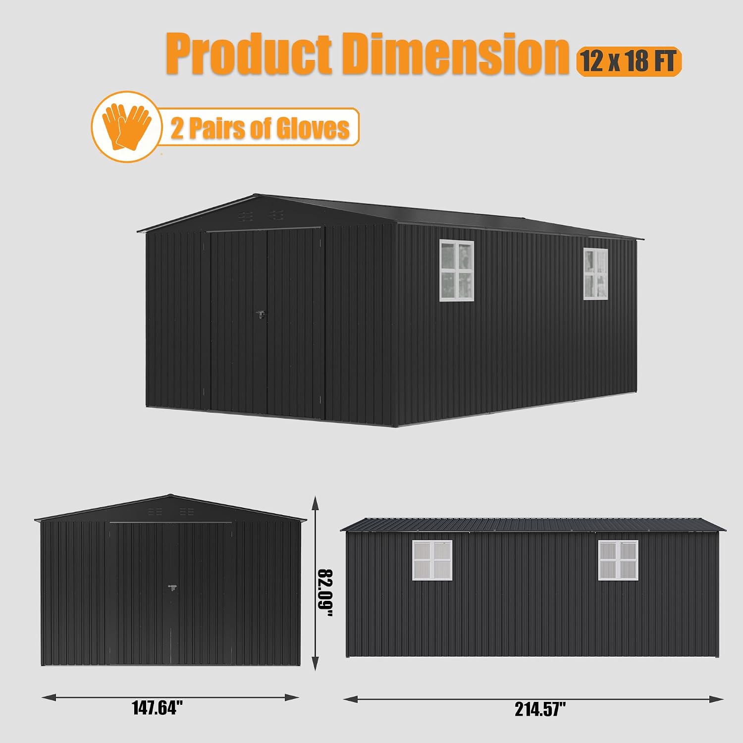 MNLR 12x18 FT storage shed review during hands-on performance testing