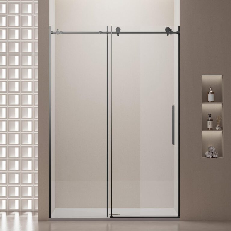 MonBlari Frameless Sliding Shower Door Review: Honest Verdict 36 Image 1 of MonBlari frameless sliding shower door review