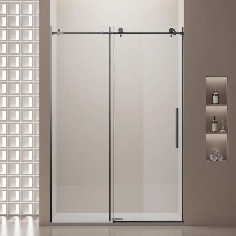 MonBlari Frameless Sliding Shower Door Review: Honest Verdict 36 Image 1 of MonBlari frameless sliding shower door review