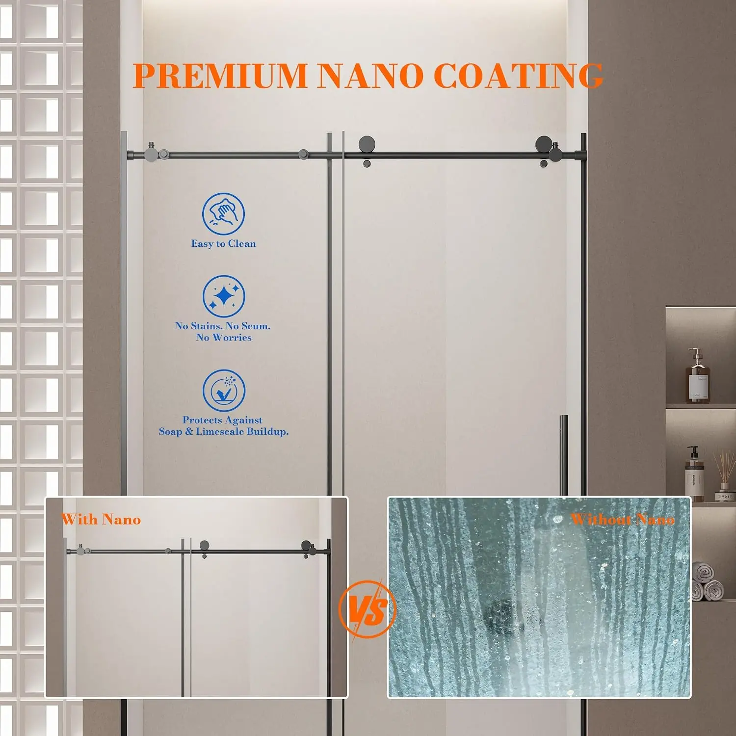 Step-by-step guide for MonBlari frameless sliding shower door review complete tutorial