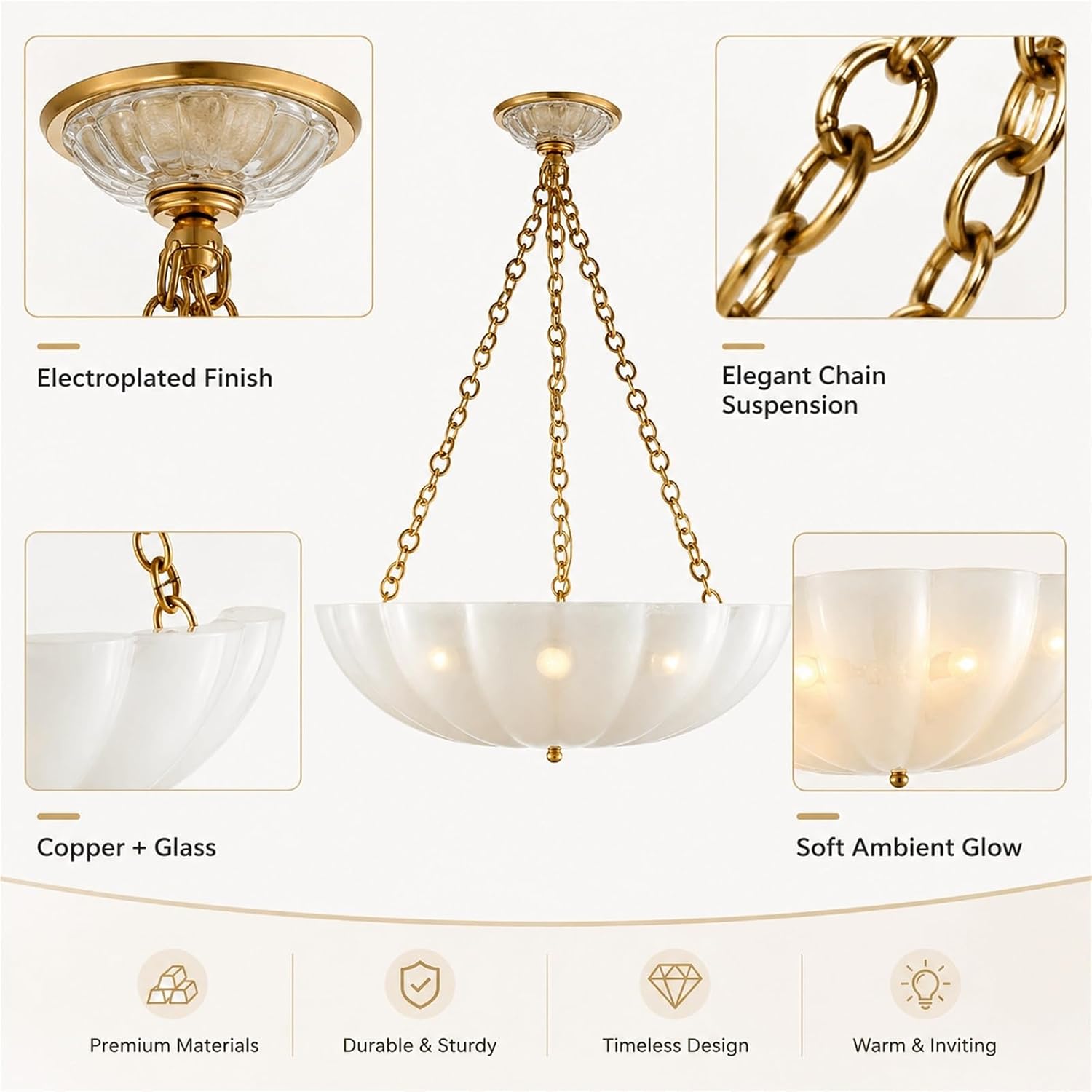 NJGGC Glass Bowl Chandelier Review: Honest Pros & Cons 3 NJGGC glass bowl chandelier review,NJGGC pendant light review and rating,is NJGGC glass chandelier worth buying,NJGGC brass pendant light review pros cons,NJGGC glass bowl chandelier review honest opinion,NJGGC ceiling fixture review verdict after weeks of real-world daily use