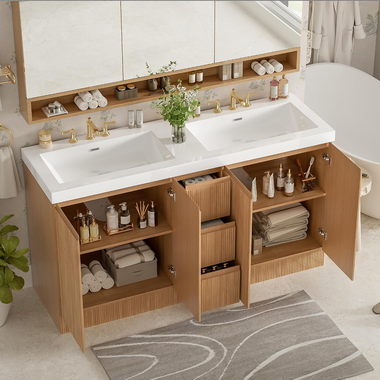 Virubi 60 Inch Double Bathroom Vanity Review: Pros & Cons 3 Virubi 60 inch double bathroom vanity review,Virubi bathroom vanity review and rating,is Virubi double vanity worth buying,Virubi vanity review pros cons,Virubi double sink vanity honest opinion,Virubi 60 inch vanity review verdict — setup process and usability