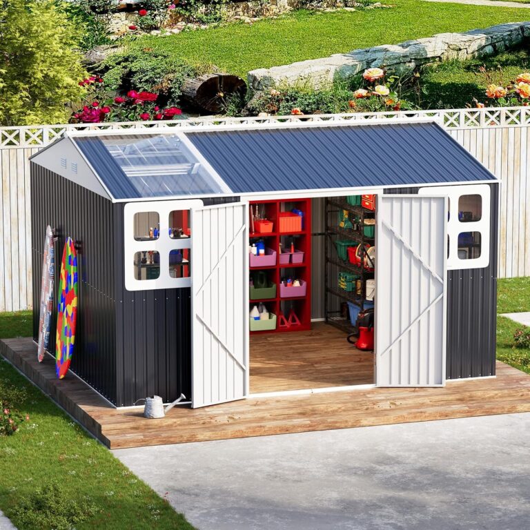 Image 1 of WELYAS 12x10 metal shed review