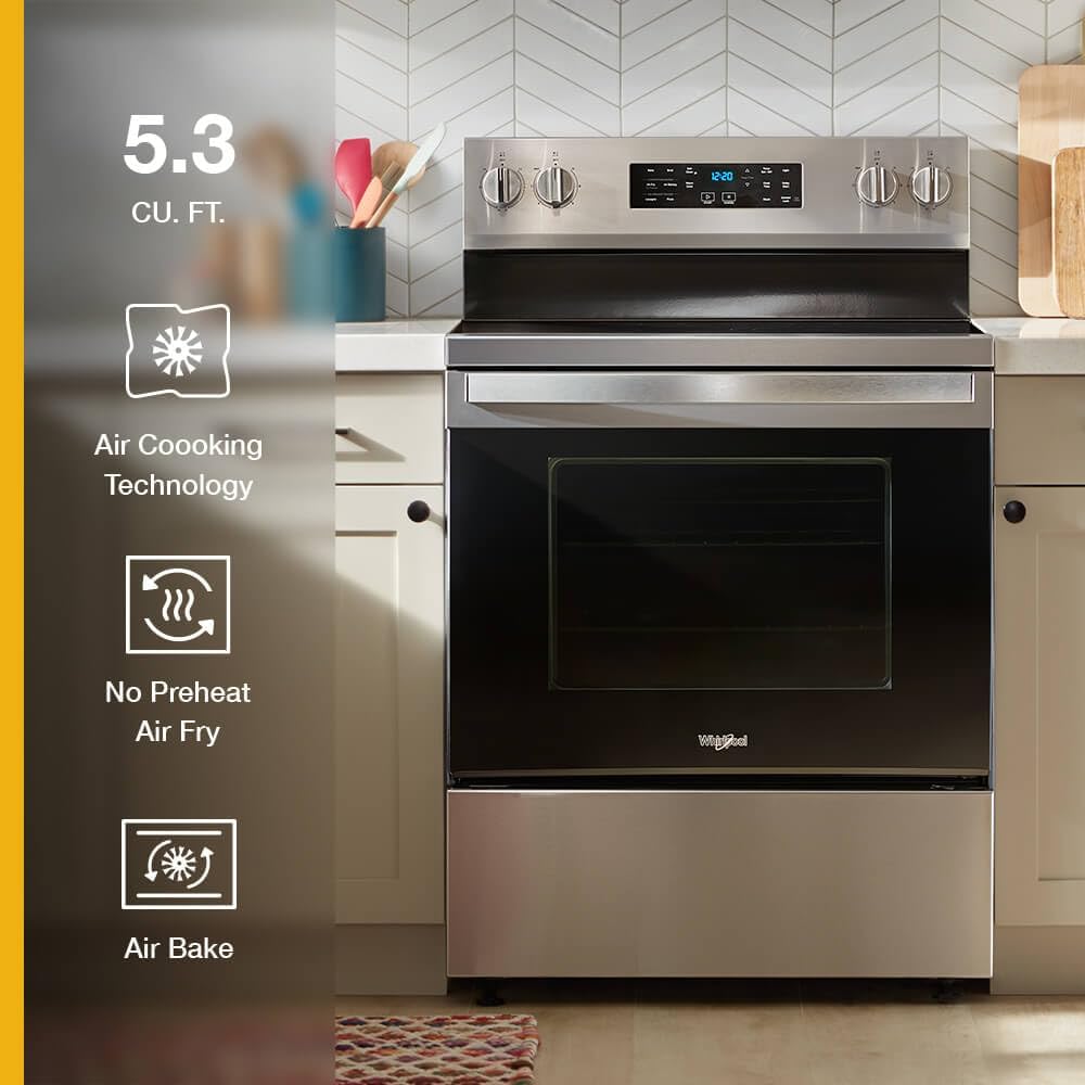 Whirlpool WFES5030RZ Review: Our Honest Verdict 3 Whirlpool WFES5030RZ review, Whirlpool WFES5030RZ review and rating, Whirlpool electric range WFES5030RZ review pros cons, is Whirlpool WFES5030RZ worth buying, Whirlpool WFES5030RZ review honest opinion, Whirlpool WFES5030RZ review verdict features in daily use