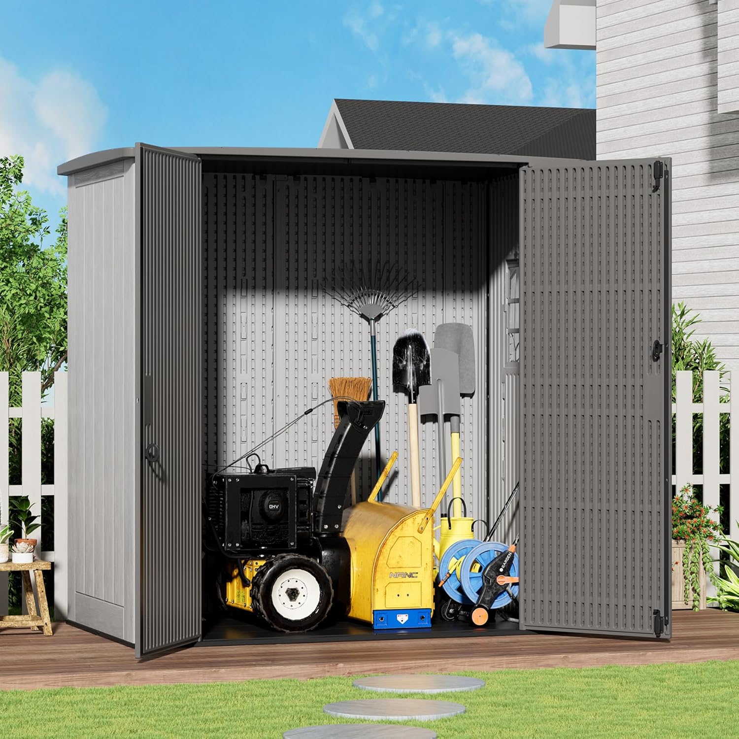 ZZM Outdoor Storage Shed Review: Honest Pros & Cons 2 ZZM outdoor storage shed review,ZZM storage shed review and rating,is ZZM outdoor shed worth buying,ZZM resin shed review pros cons,ZZM garden shed review honest opinion,ZZM 6x4 shed review verdict — design and build quality detail