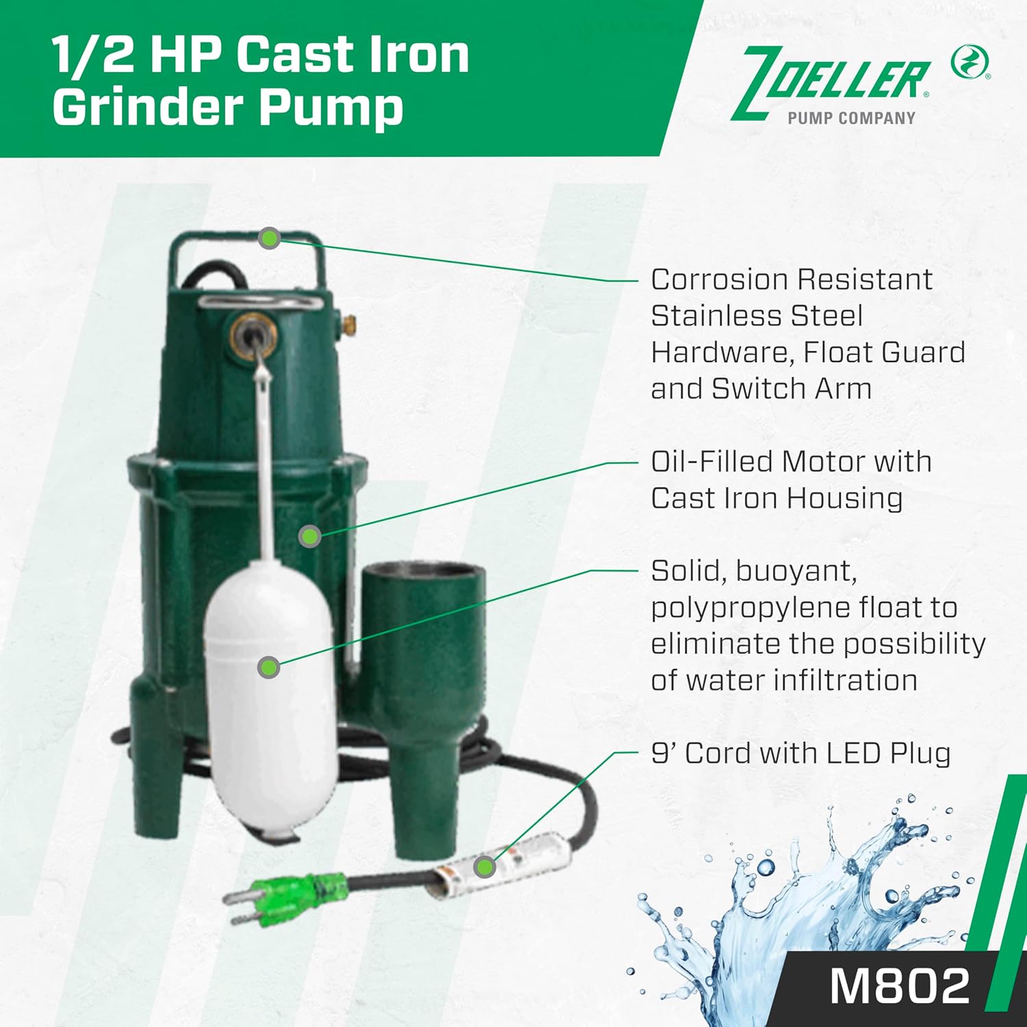 Zoeller M802 grinder pump review,Zoeller M802 grinder pump review and rating,is Zoeller M802 grinder pump worth buying,Zoeller M802 grinder pump review pros cons,Zoeller M802 grinder pump honest opinion,Zoeller M802 grinder pump review verdict key features and specifications overview